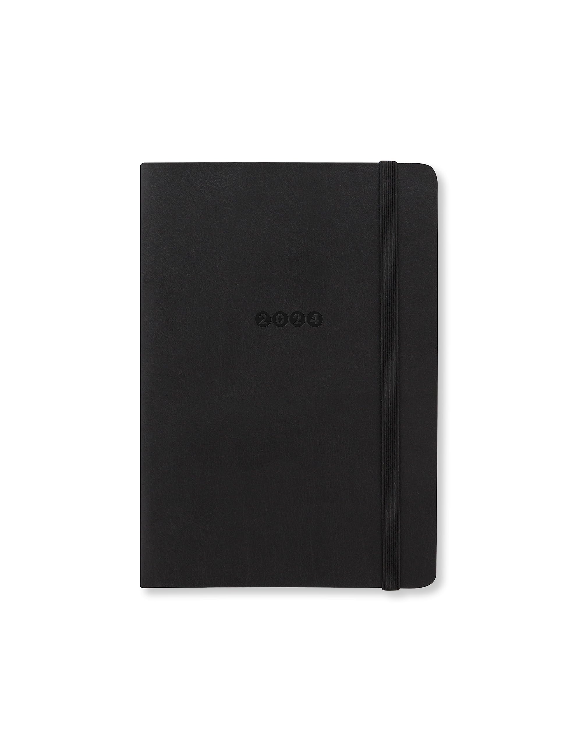 Letts Edge A6 week to view with notes 2024 diary - Black