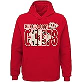 Outerstuff NFL Kids Youth 8-20 Official Team Color Game Day Touchdown Performance Primary Logo Long Sleeve Pullover Hoodie
