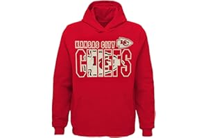 Outerstuff NFL Kids Youth 8-20 Official Team Color Game Day Touchdown Performance Primary Logo Long Sleeve Pullover Hoodie