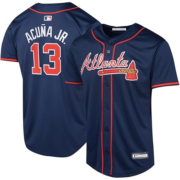 Amazon.com: Ronald Acuna Jr. Atlanta Braves #13 White Youth