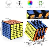 ROXENDA 7x7 Speed Cube Original Vivid Color Sticker ABS Durable view 2