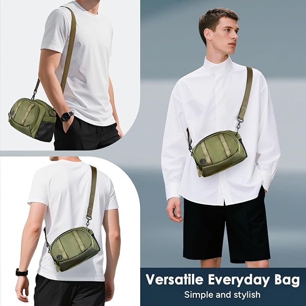 TRAVEL INSPIRA FUNCTIONAL MULTI POCKET CROSSBODY BAG STYLISH SHOULDER BAGS PURSE