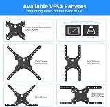 Suptek 55 inch TV Wall Mount Full Motion Swivel Tilt Extend 32-55" VESA 400x400 view 7