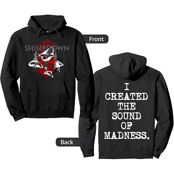 Amazon.com: Shinedown Madness Clockwork Zip Hoodie