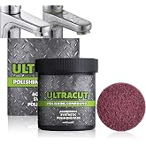 Ultracut Polishing Compound, 2026 New All-in-One Surface Restoration Polish with Pad, Multi-Surface Scratch Remover, High Gloss Finish, Polish &amp; Wax for Metal, Stone, and More