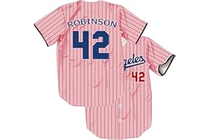 TIFIYA Los Angeles 50/22/23 Stripes Baseball Jersey LA Shirts for Men/Women/Young