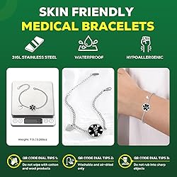 Theluckytag Upgraded Medical Bracelets Men Women