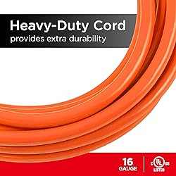 UltraPro 50 Ft Indoor Extension Cord 3 Outlet Power