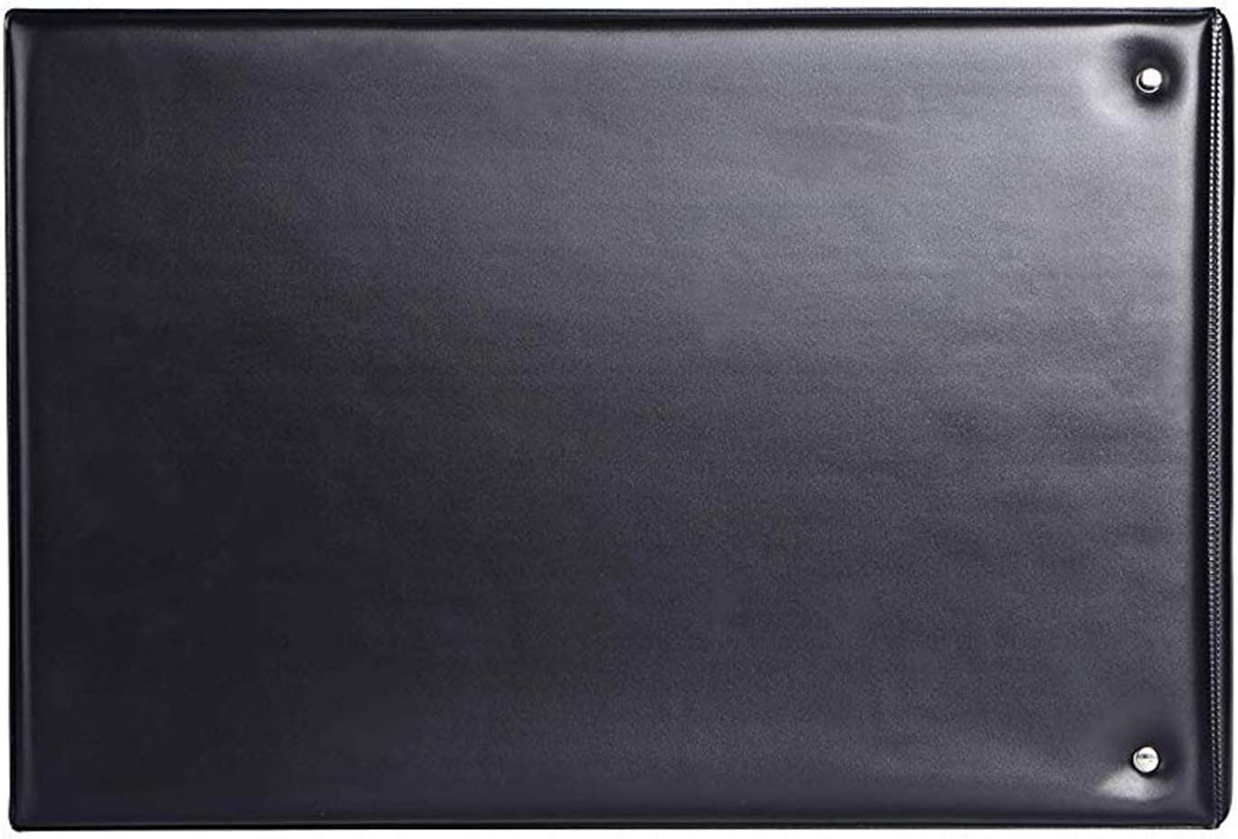 7 Ring Business Check Book Binder, 600 Checks Capacity for 9" x 13" Sheets, PU Leather Checkbook Holder with Zip Pouch : Office Products