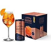Lyre&rsquo;s Amalfi Spritz 4-Pack, Non Alcoholic Italian Spritz, Canned Mocktails | 4 x 8.45 Fl Oz cans; bittersweet orange Italian aperitif and sparkling non alcoholic wine alternative; 70 calories per can