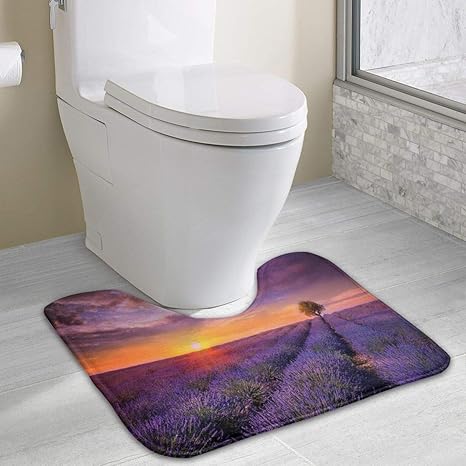 Amazon Co Jp トイレマット 便座マット ラベンダー様式 足元マット ロング 耳長 滑り止め ふかふか 使い捨て 速乾 おしゃれ 北欧 デザイン 洗浄 人気フロアマット かわいい 大判 ホーム キッチン