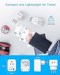 HANYCONY Switzerland Power Travel Plug