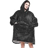 Sherpa Wearable Blanket Hoodie,Oversized Blanket Hooded, Cozy Soft Plush Hooded Blanket for Adult, Warm Christmas Birthday Gifts for Women Stuff Teen Girl Gifts
