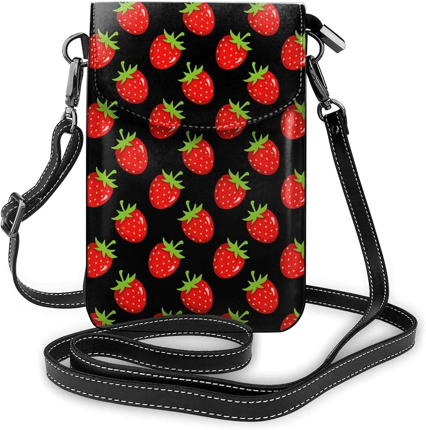 Borsa per cellulare da donna Bella fragola Portafoglio per cellulare da