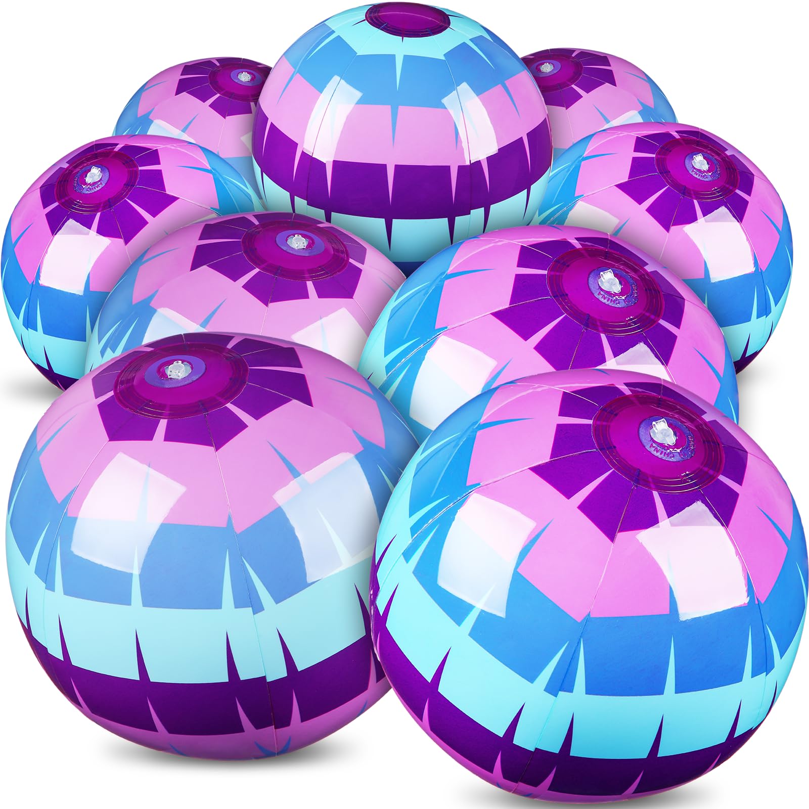 Photo 1 of Hollowfly 12 Pack Video Game Themed Beach Ball for Kids 7.87" Bulk for Summer Pool and Beach Game Gifts Pinata Gaming Birthday Party Supplies and End of The Year Class Party Decorations Favor