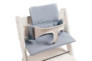 SA ACCESSORIES Cushion Compatible with Stokke Tripp Trapp - Waterproof Soft Seat Cushion for Infants, Babies & Toddlers - High Chair Accessories, Easy to Install, Easy to Clean – Dreamy Sky