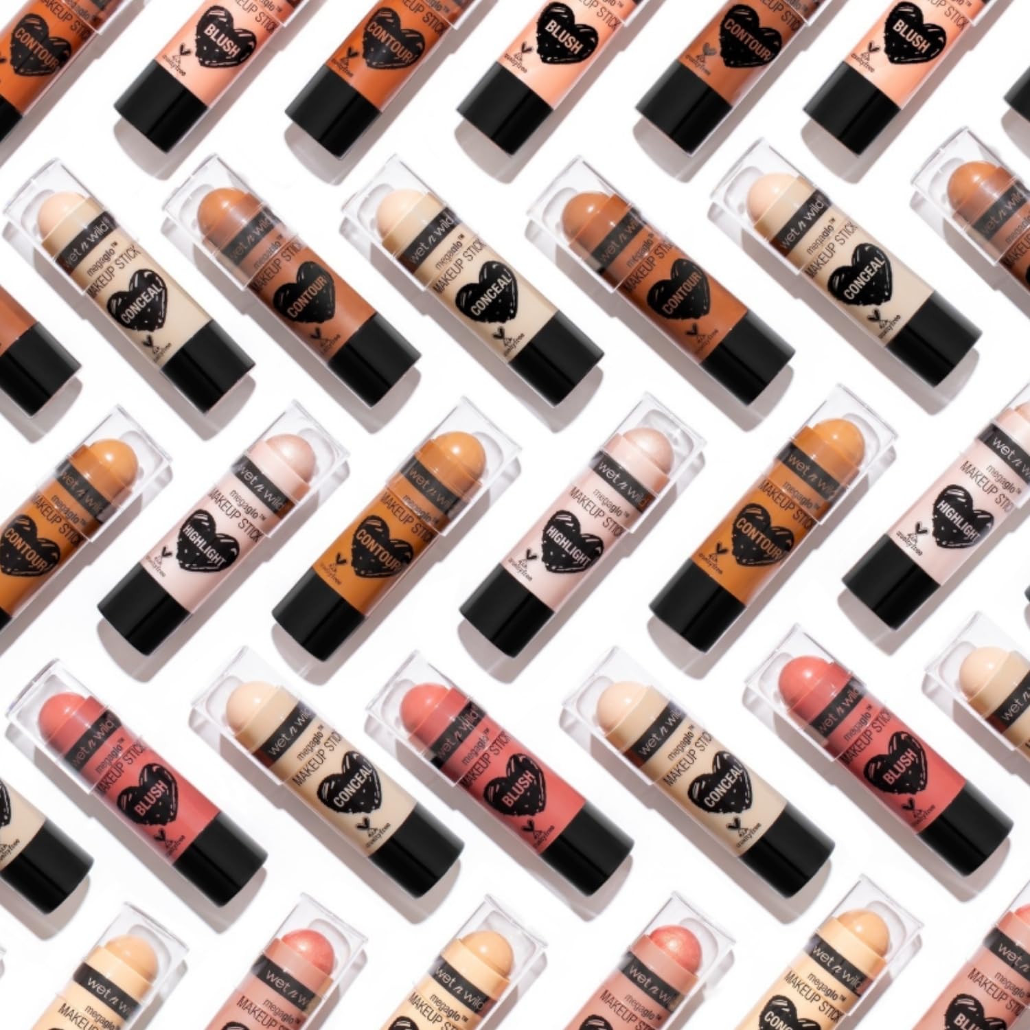 wet n wild MegaGlo Makeup Stick, Buildable Color, Versatile Use, Cruelty-Free & Vegan - Where's Walnut?