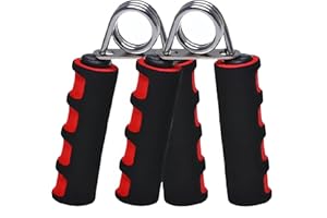 RyanDesign Grip Strengthener Set - 2 Soft Foam Hand Exercisers for Arthritis Relief, Carpal Tunnel & Strength Training | Portable Hand Grip for Men/Women, Home/Office/Travel | Rehab, Tendonitis, Stress Relief