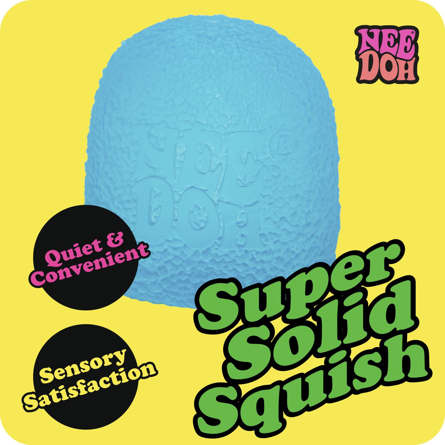 Schylling NeeDoh Gumdrop - Textured Sensory Toy with Super Solid Squish - 2.5