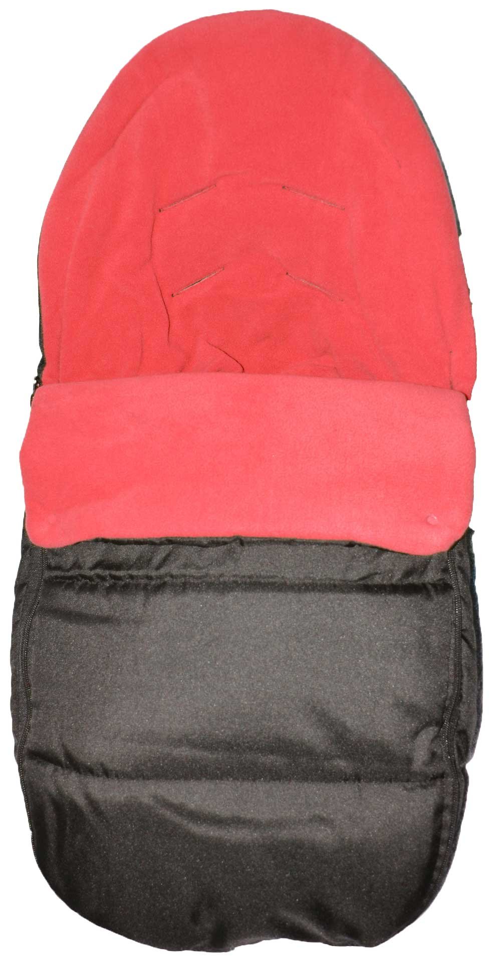 Car Seat Footmuff/Cosy Toes Compatible with Baby Jogger Citi Go - Fire Red