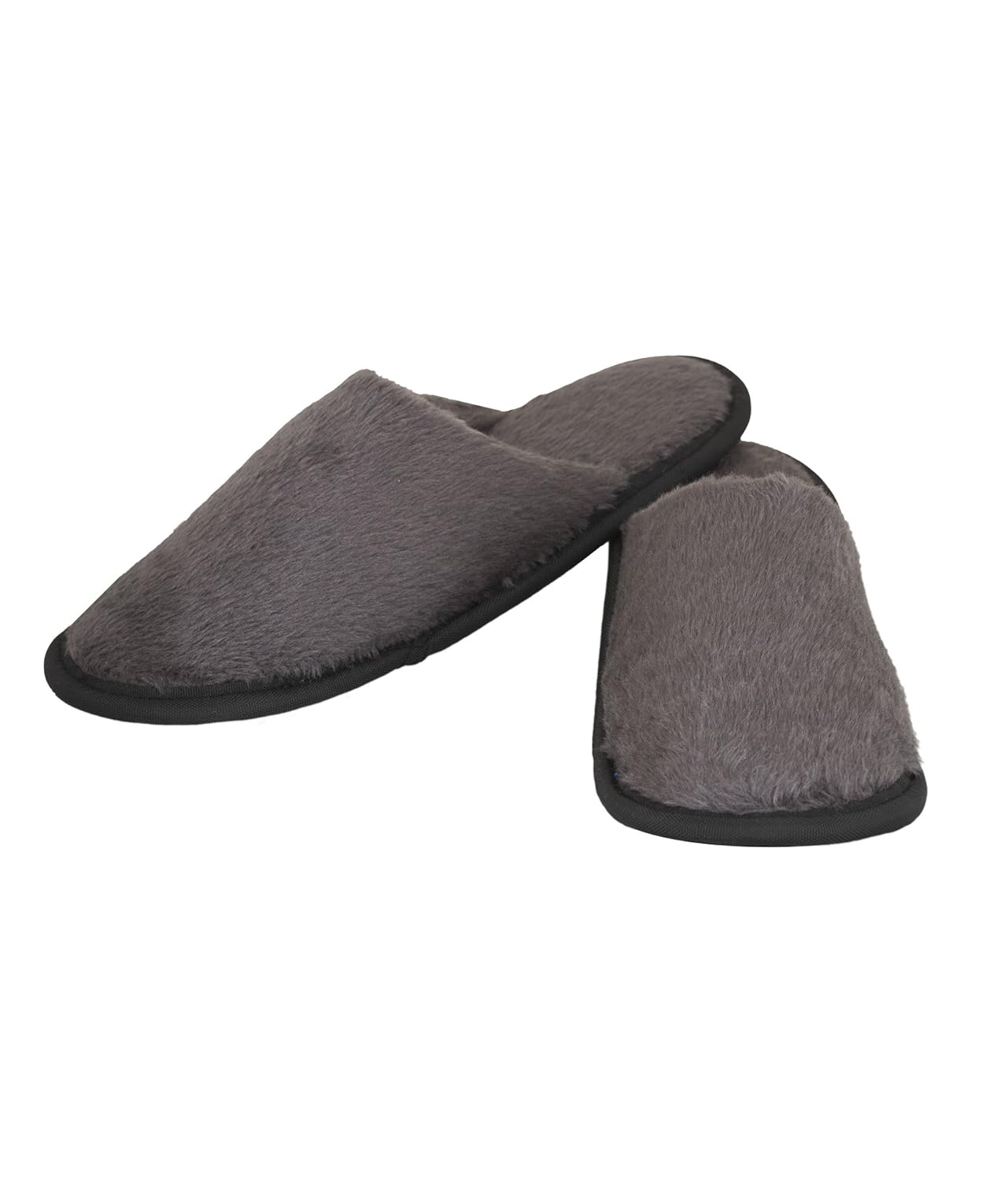 old cobbler unisex grey fur flip- flops & house slippers(free size)