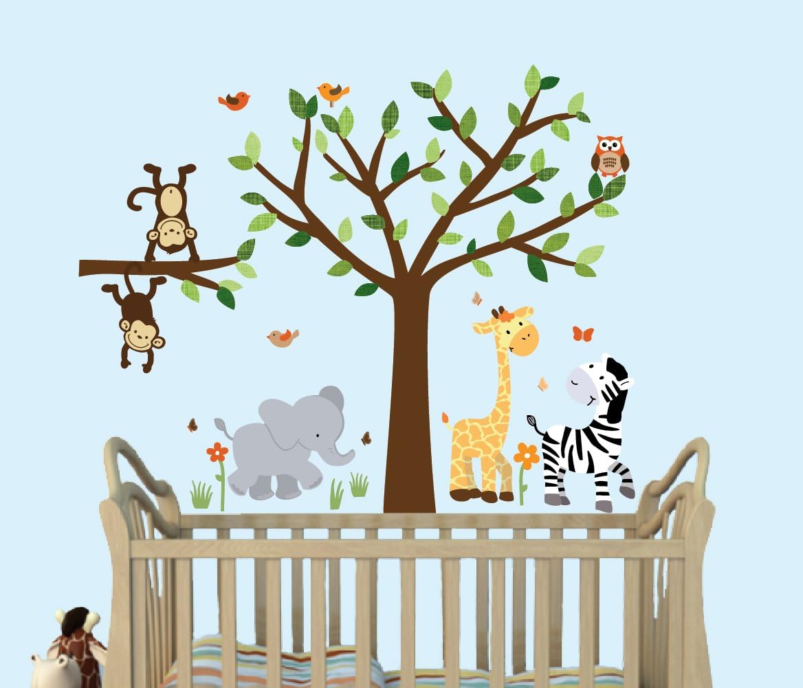 jungle decals for nursery