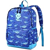 VASCHY Toddler Backpacks Kids, Lightweight Water Resistant Preschool Backpack for Children Boys and Girls w Chest Strap
