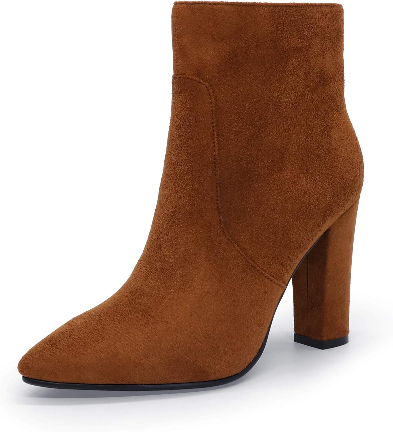 Brown Suede Heeled Boots Sale, 56% OFF 