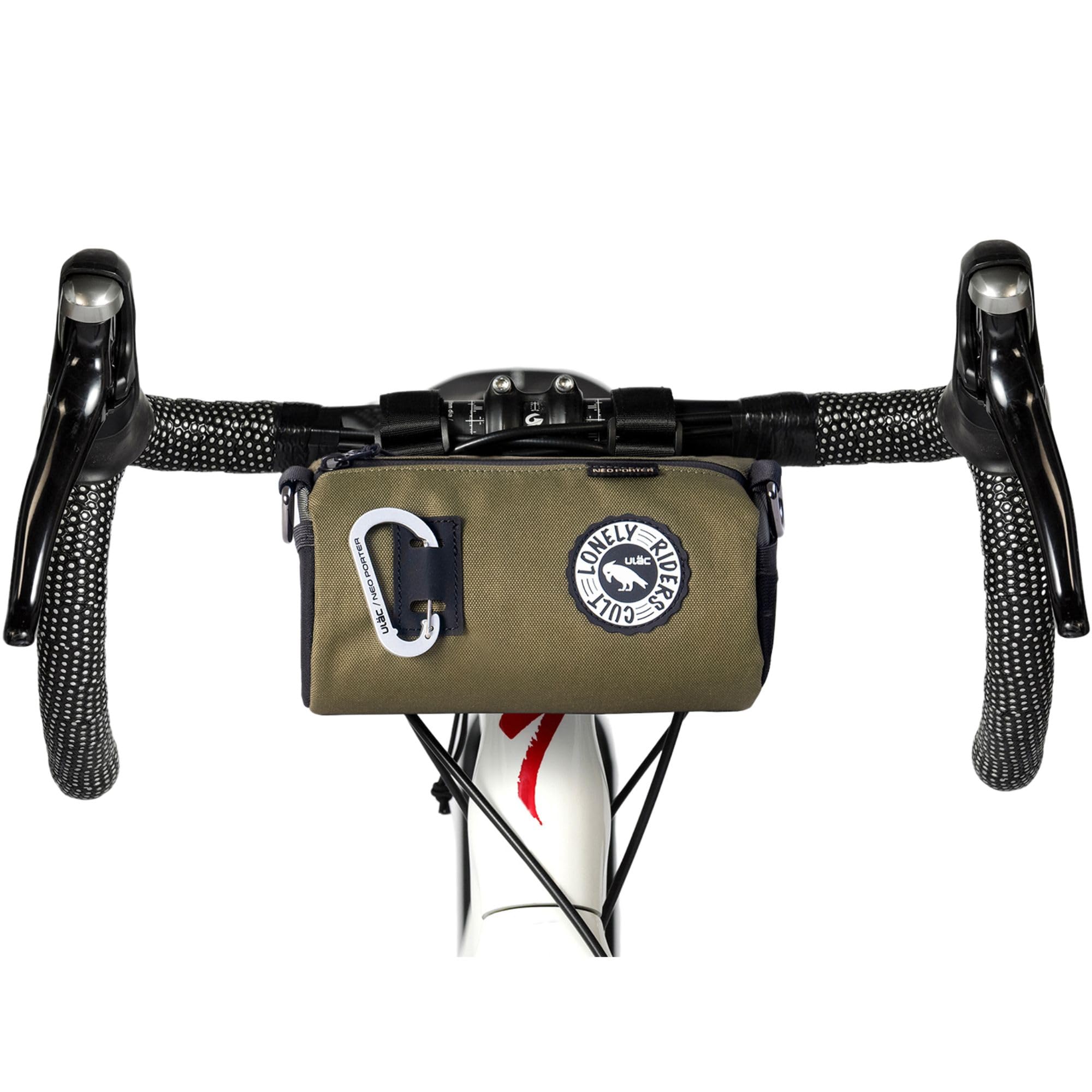 ULAC NEO Porter COURSIER Sprint Bicycle Handlebar Bag, Front Feed Bag for Road Bike, Mountain Bike, Cycling Travel (Moss, 1.5L)