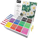 Artecho 432pcs Oil Pastels Classroom Set of 12 Colors(10x70mm), Soft Oil Pastels for Art Painting, Drawing, Blending, Oil Cra