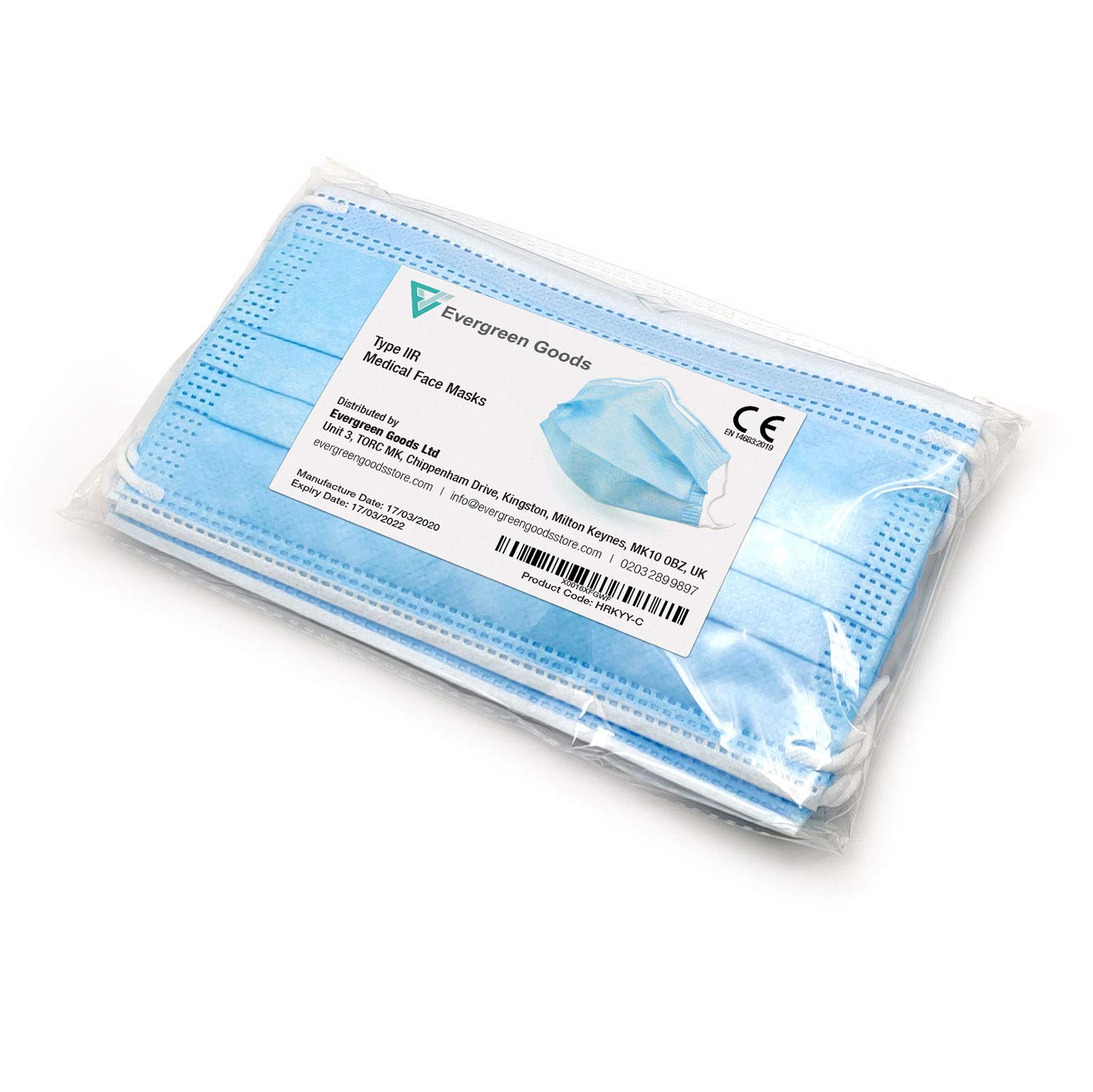 Download Free Evergreen Goods 10pcs Genuine Type Iir Surgical Medical Mask Sealed Bag Splash Proof Face Masks Amazon Co Uk Business Industry Science PSD Mockup Template