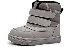 iSusuJo Baby Snow Boots Waterproof Winter Warm Duck Booties Infant Boys Girls Outdoor Shoes for Cold Weather 6 9 12 15 18 24 Months