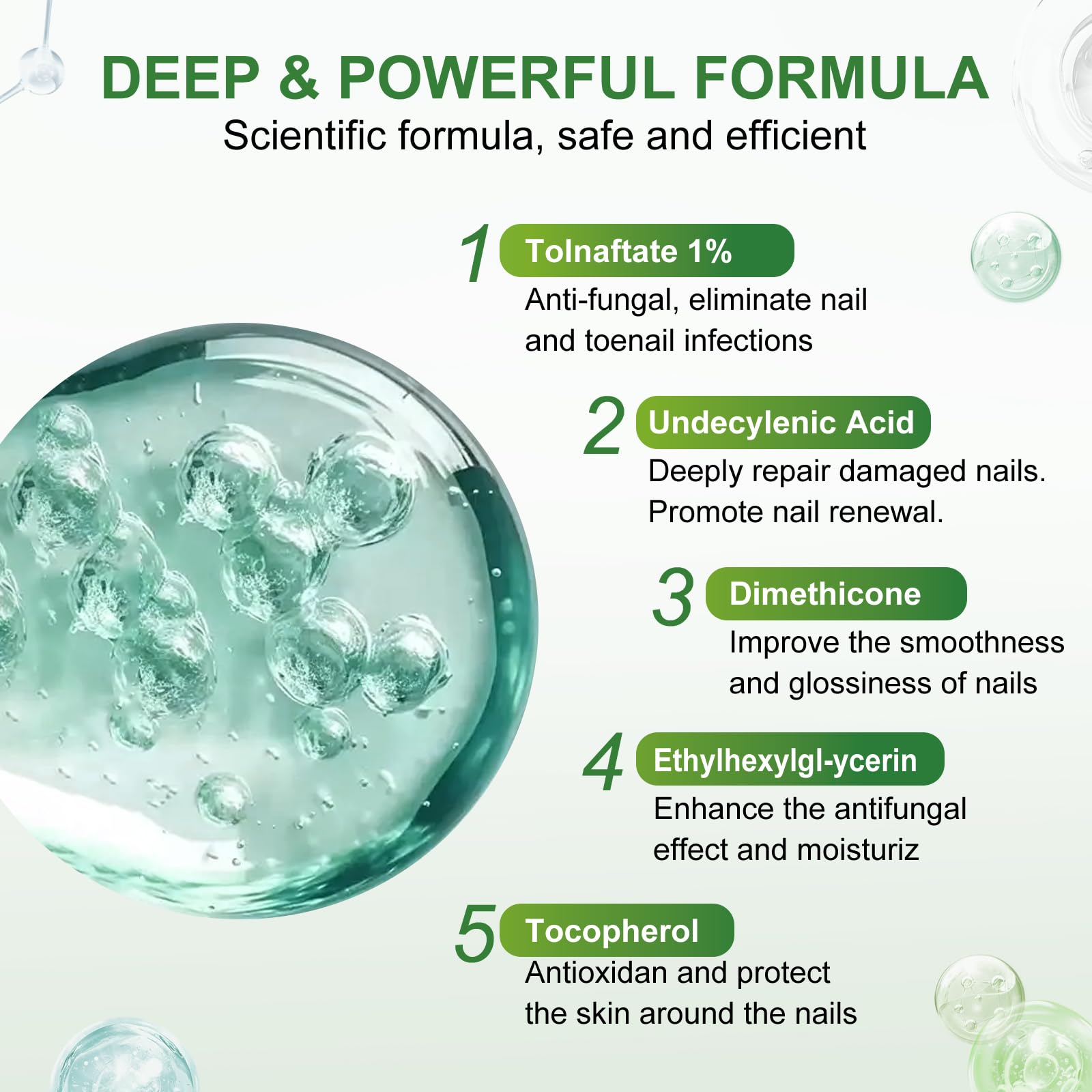 6 Pack Toenail Fungus Treatment Extra Strength with 25% Undecylenic Acid for Toenails and Fingernails with Natural Oils for Thick, Damaged & Nails foot fungus treatment extra strength - Image 3