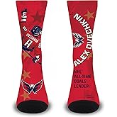 For Bare Feet ALEX OVECHKIN NHL All Time Scoring Leader Sock Large
