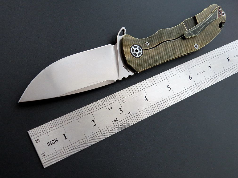 Eafengrow CH3504 Flipper Folding Knife Camping Fruit Pocket Knives EDC