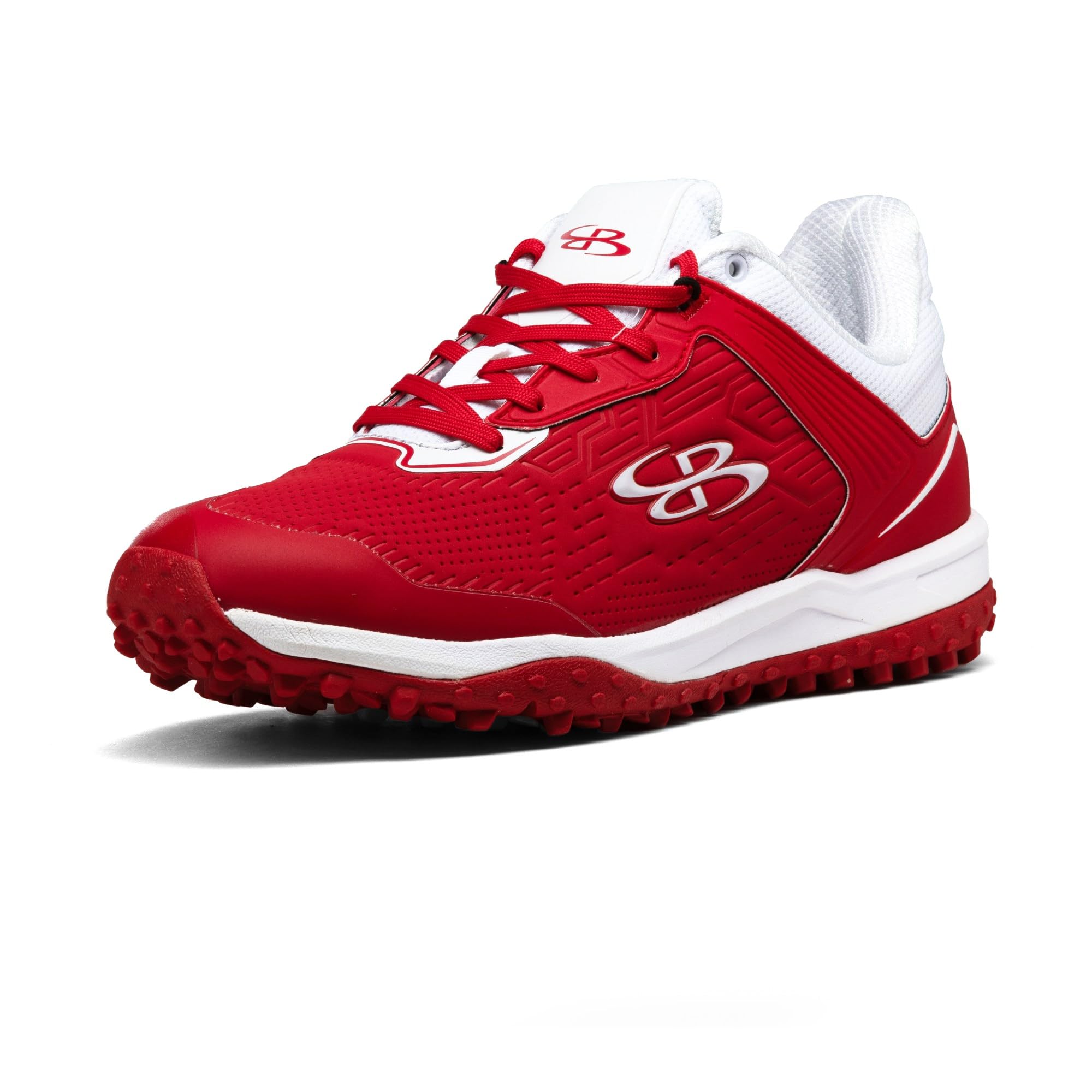 Boombah Viper Pro Men's Turf Red/White - Size 10.5
