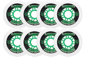 Labeda Inline Roller Hockey Wheels - Gripper Asphalt Hi-Lo 8 Pack