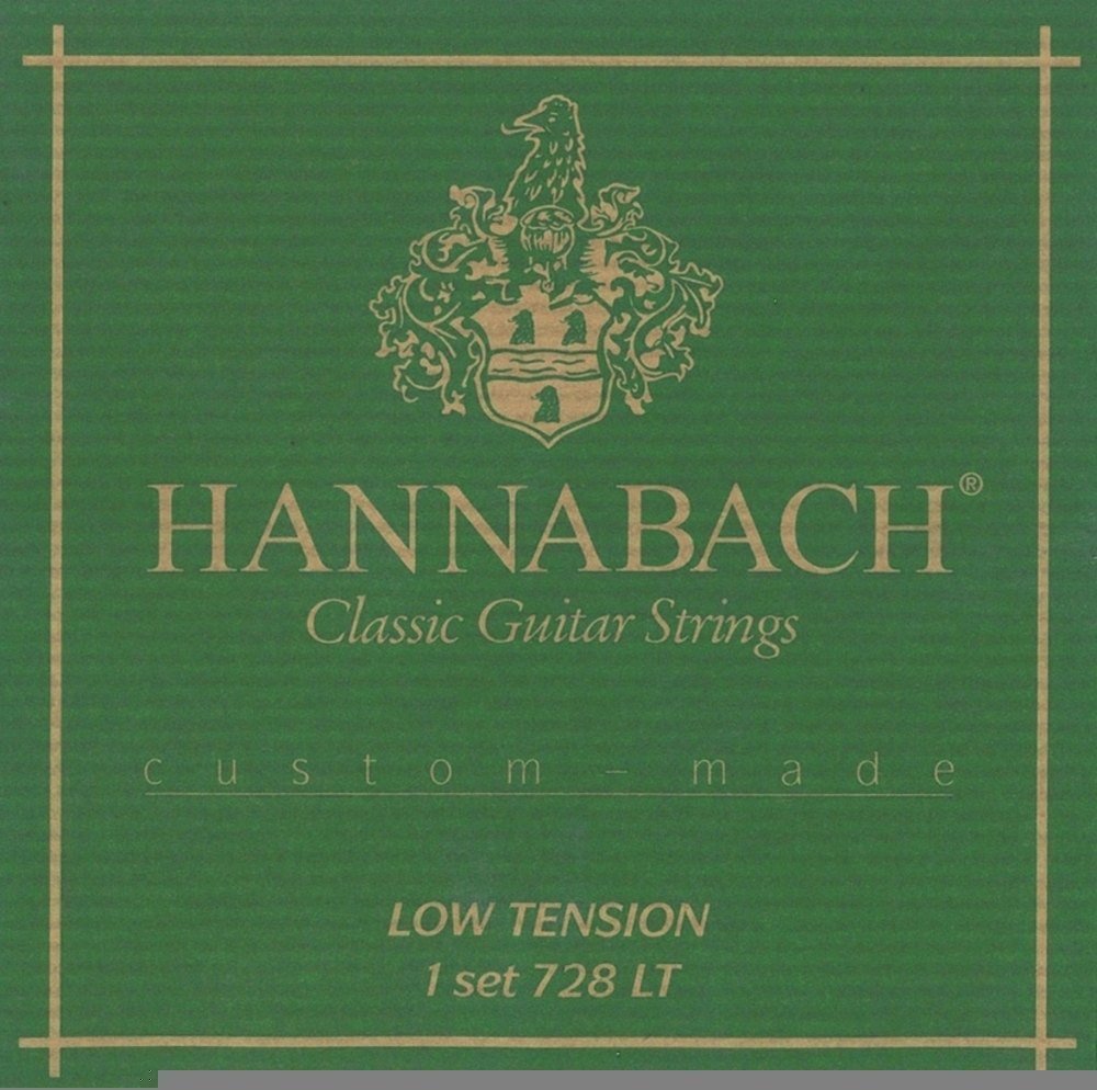 Hannabach Classical Guitar Strings Series 728 Low Tension Custom Made - 3 String Treble Set - 7288LT