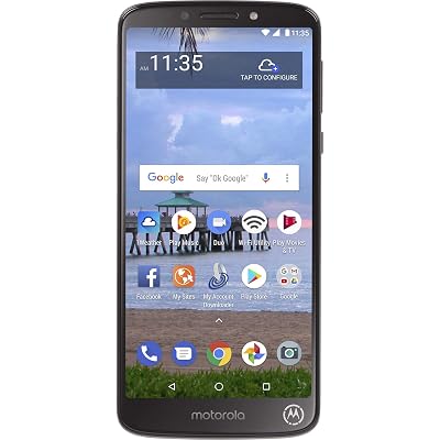 Simple Mobile Motorola Moto e5 4G LTE Prepaid Smartphone with $50 Truly Unlimited Airtime Bundle