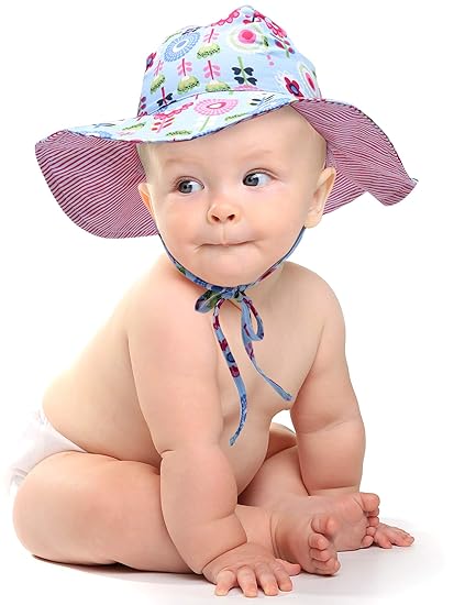 wide brim baby hat