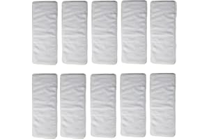Sigzagor 10 Inserts for Teen Adult Cloth Diaper Nappy Microfiber Reusable Washable Disability Incontinence