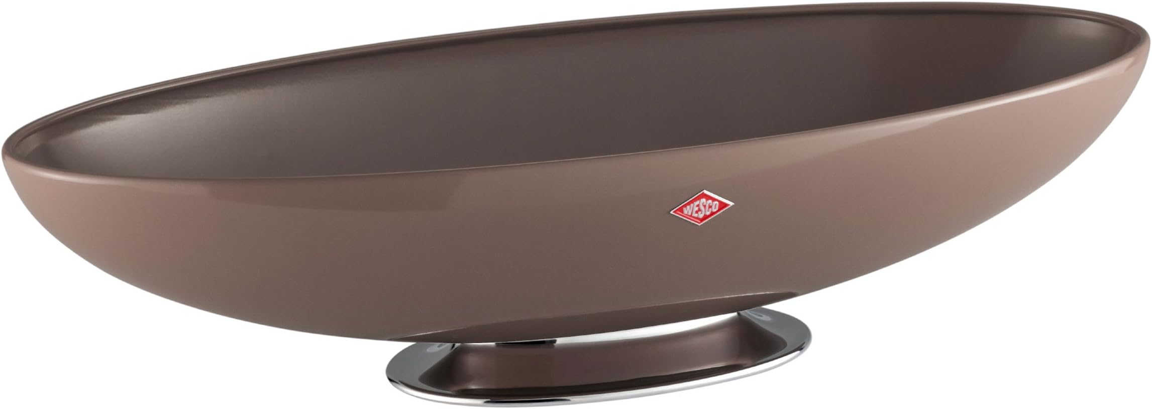 Wesco 221 101-57 Fruit Bowl/Bread Basket, 45.4 x 1.03 x 1.91 cm, Warm Grey
