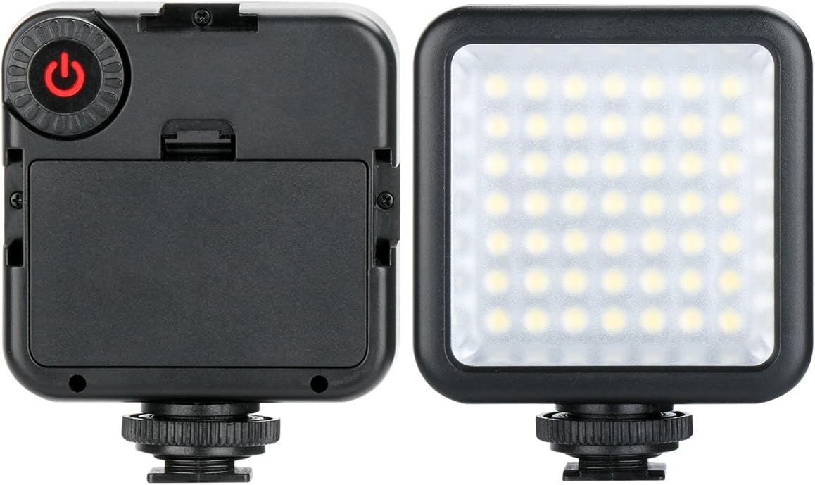 Ulanzi Ultra Bright LED Video Light - LED 49 Dimmable High Power Panel Video Light for DJI Ronin S SC OSMO Mobile 3 2 Zhiyun WEEBILL Smooth 4 Gimbal for Canon Nikon Sony Digital DSLR Cameras : Camera & Photo