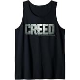 Creed Distressed Silver Movie Logo Tank Top