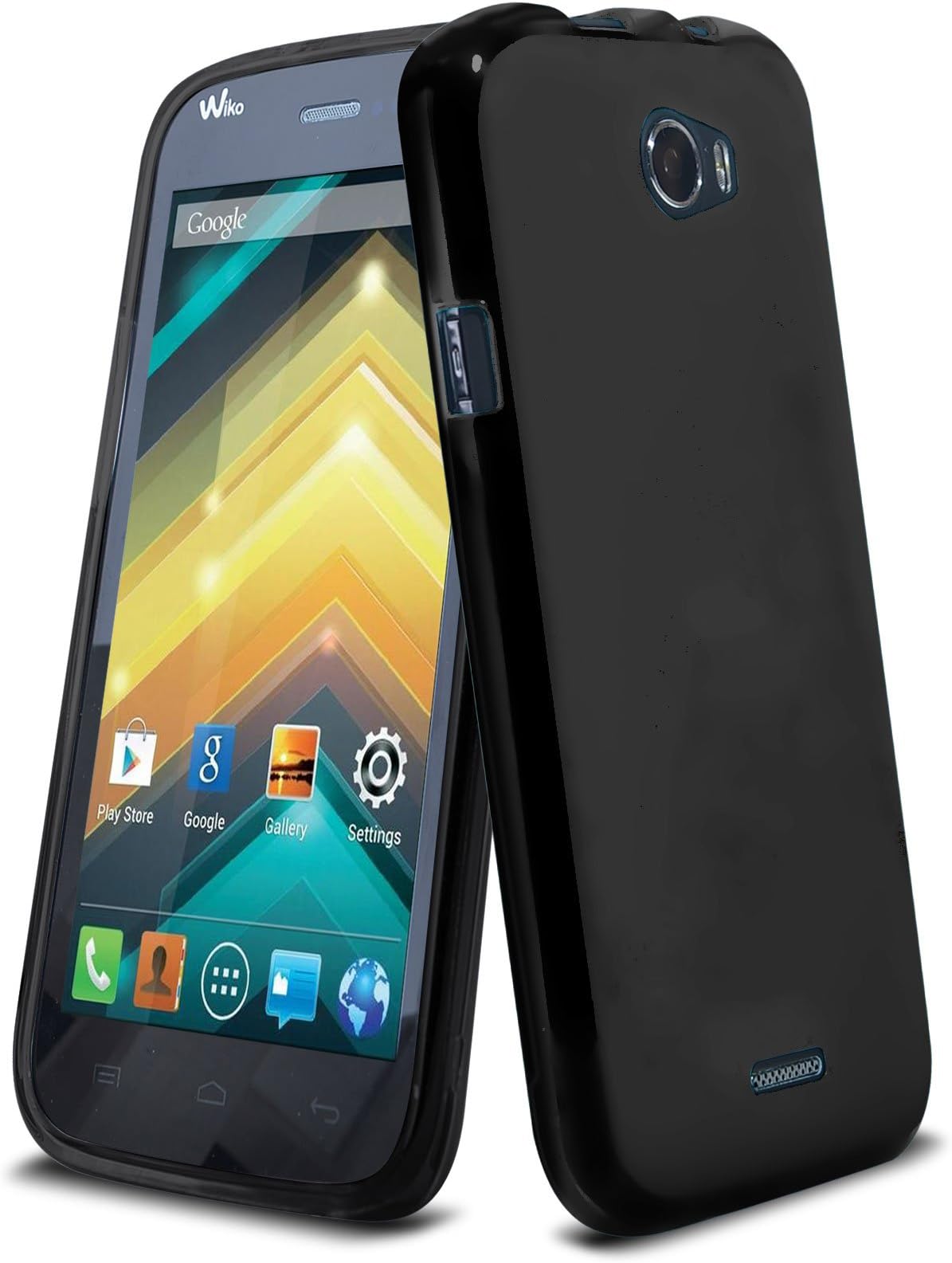 Caseink Semi-Rigid TPU Shell Case Cover – Sony Xperia Z® L36H Extra Thin Turquoise