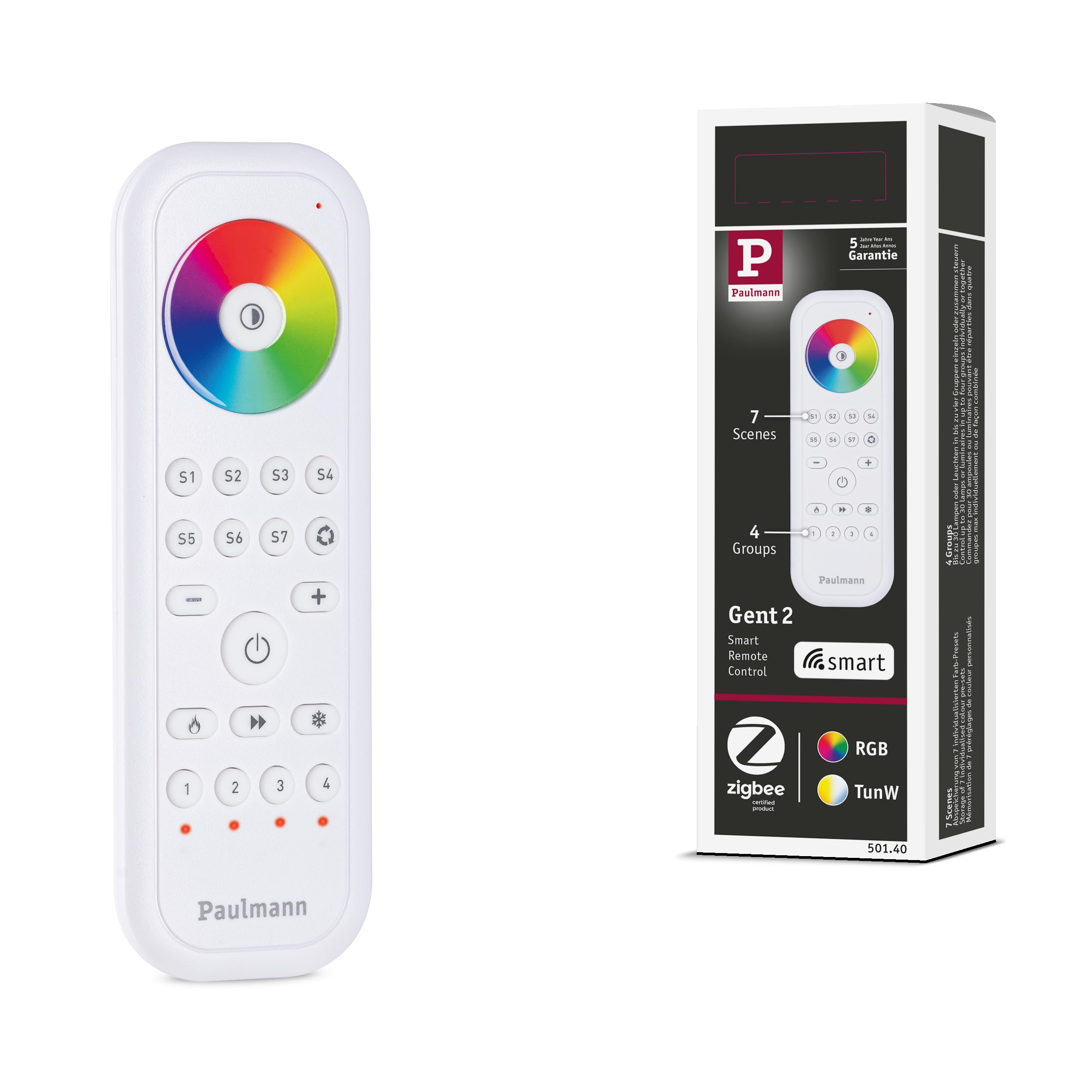 Paulmann 50140 Remote Gent White Smart Control, Material: Plastic