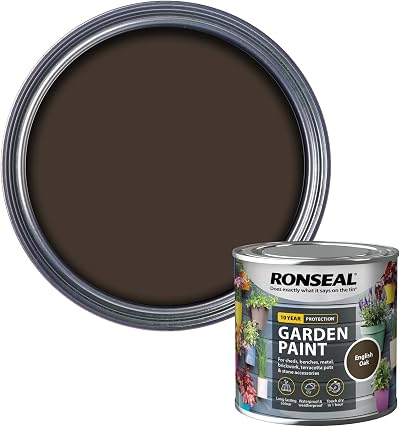 Ronseal Garden Paint English Oak 250ml Garden Paint