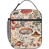 VANZEV Lunch Box for Women Men, Mushroom Insulated Lunch Box Reusable Portable Lunch Bag Cooler Tote Waterproof Lunch Container for Office Picnic Work Travel Hiking