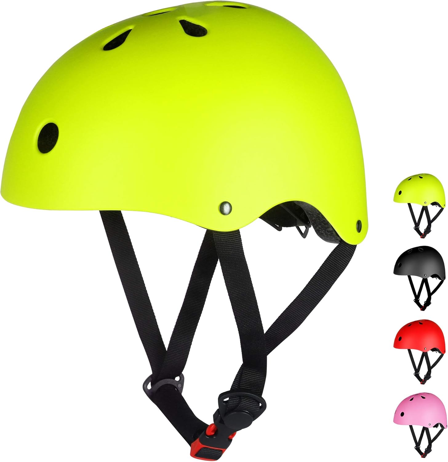 Amazon Lamonke ヘルメット 子供 大人兼用 自転車ヘルメット スケボーヘルメット スポーツヘルメット スケートボード アイススケート サイクリング 通学 スキー バイク 保護用ヘルメット 軽量 通気性 サイズ調整可能 子供ヘルメット 幼児 小学生 Lamonke ヘルメット