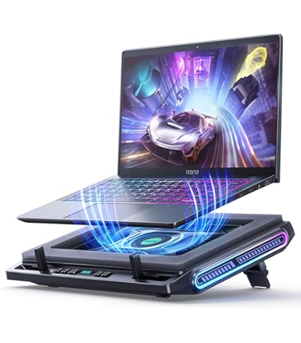 Amazon.com: llano V12 RGB Laptop Cooling Pad and HDMI 2.1 Switch